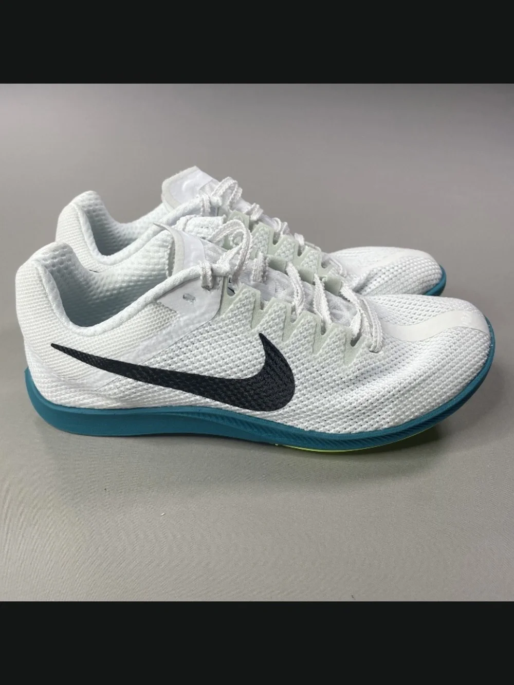 NEW Nike Shoes Mens 6 Womens 7.5 white rival distance track field cleats sports